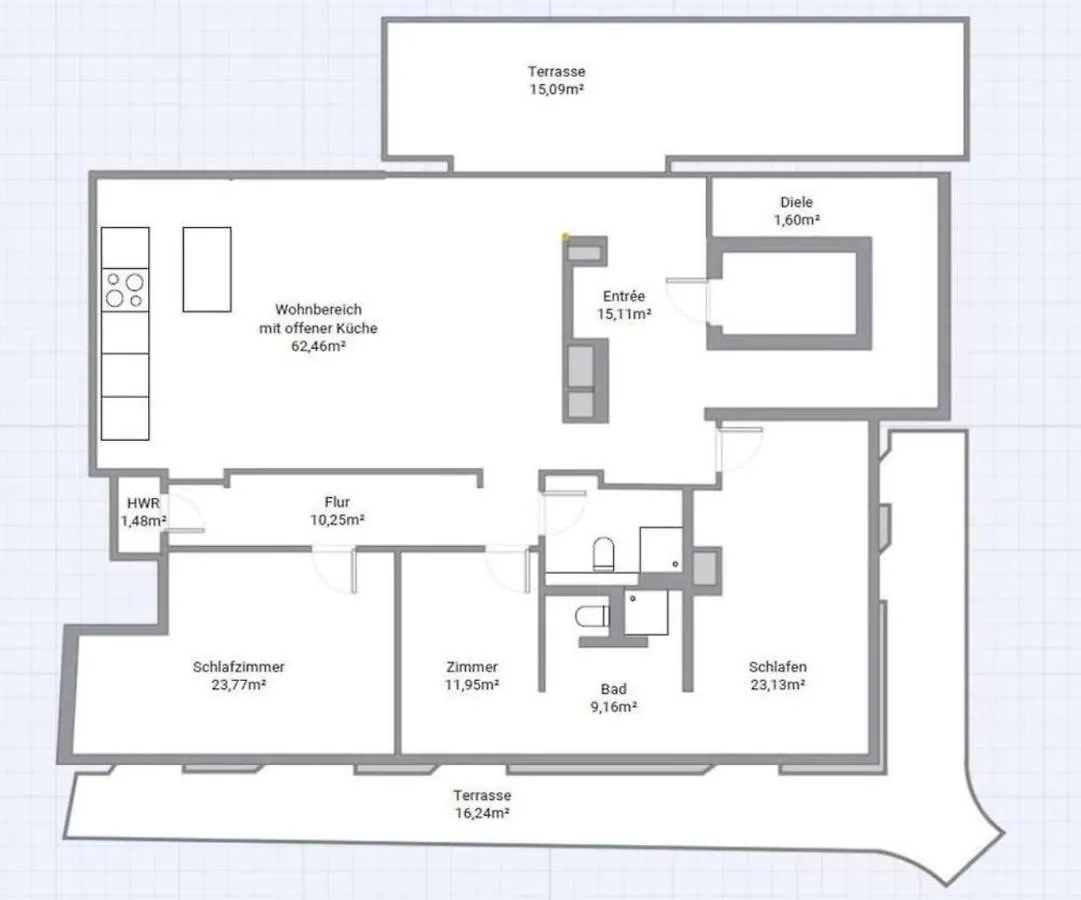 Luxurious Penthouse -Breathtaking Rooftop Terrace Dusseldorf 0*,  Germany